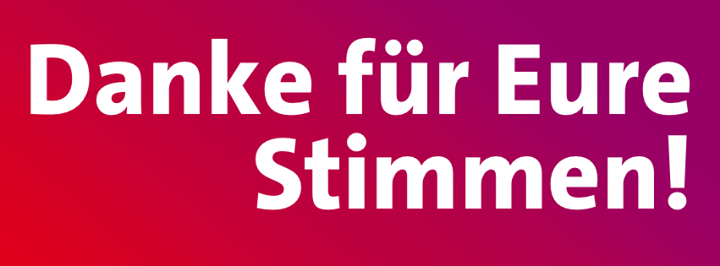 Danke für Eure Stimmen