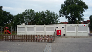 Provisorische Kinderkrippe in der Schrannenstraße Provisorische Kinderkrippe in der Schrannenstraße