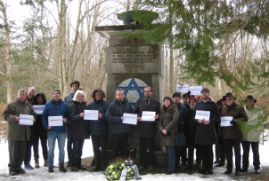 Gruppenbild #WeRemember in Erpfting